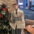 羽绒马甲女外穿2025秋冬新款 百搭慵懒风宽松加厚保暖背心外套 韩版