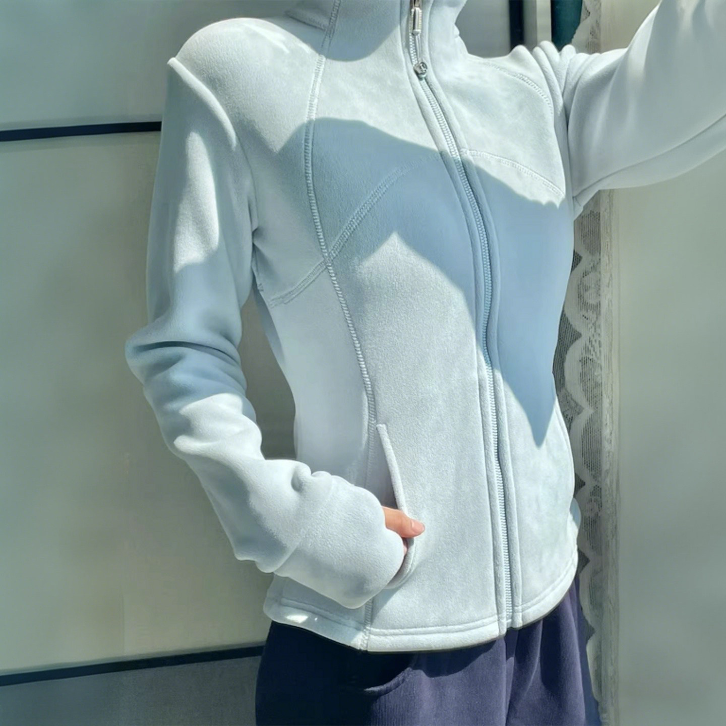 修身摇粒绒外套女2026秋冬新款冲锋衣内胆抓绒衣加厚保暖卫衣上衣