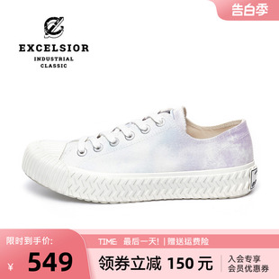 BOLT excelsior饼干鞋 百搭休闲女士印花低帮帆布鞋 DYE 官方 TIE