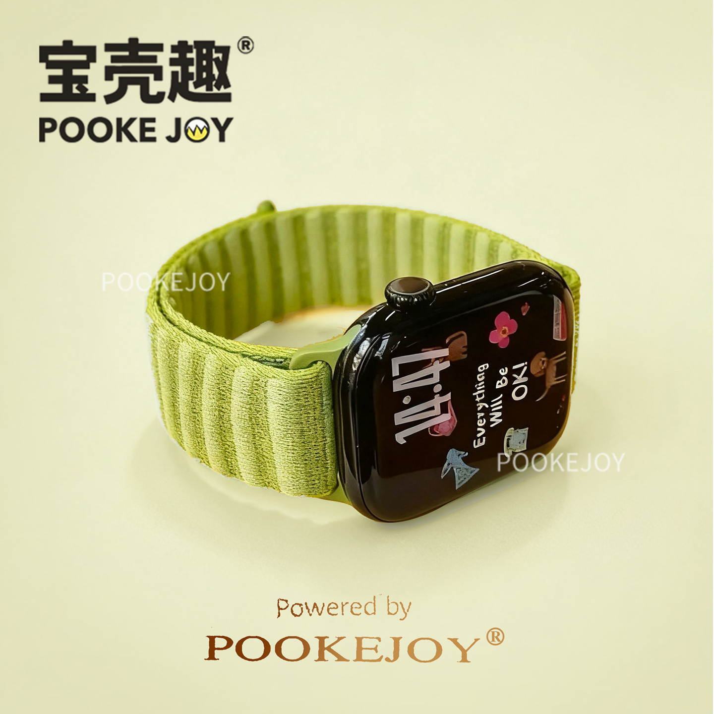 宝壳趣适用iwatch11表带马卡龙尼龙表带applewatch10尼龙表带可爱s9马卡龙表带女生42/46/41mm新款s8休闲秋冬