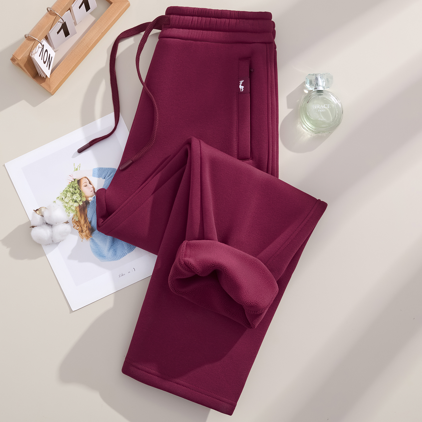 加厚加绒裤子女2025年新款