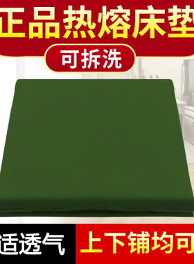 正品床垫褥子绿色学生院校宿舍单人床垫子热熔床垫防潮垫床垫褥子