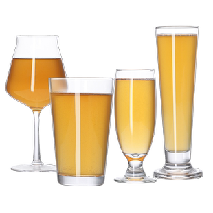 专业精酿啤酒杯美式品脱杯小麦杯郁金香杯皮尔森杯特酷IPA啤酒杯