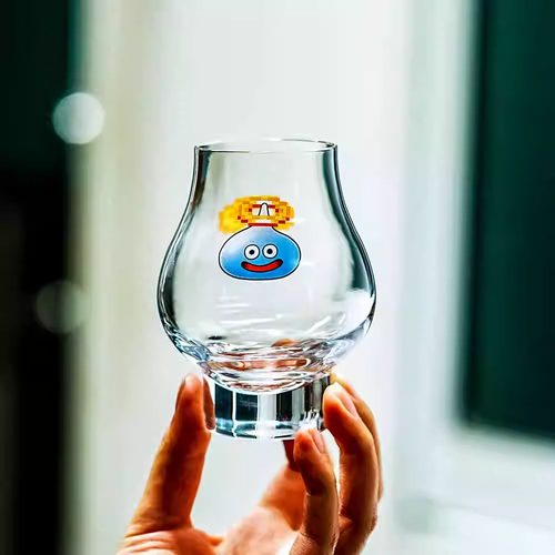 GLASS-BUFF史莱姆鸟山明品鉴杯精酿啤酒杯创意涂鸦杯卡通果汁杯