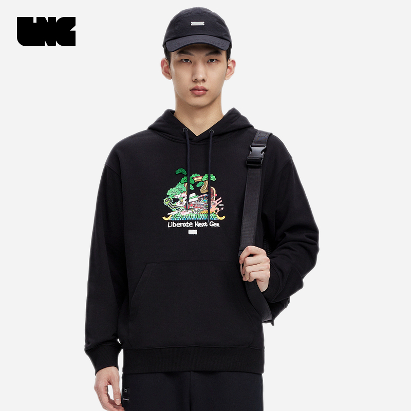 环保连帽卫衣LNGXIETU男女同款