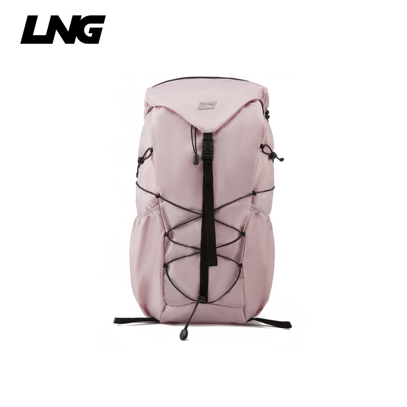 LNG25冬新品户外男女工装风大容量登山骑行轻便双肩包