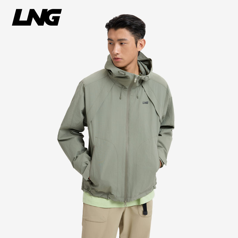 LNG25秋冬新品男款防泼水防风连帽夹克