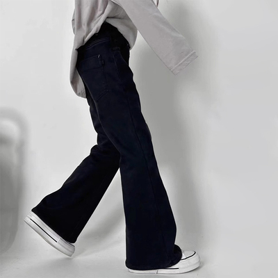 女童韩版百搭牛仔喇叭裤