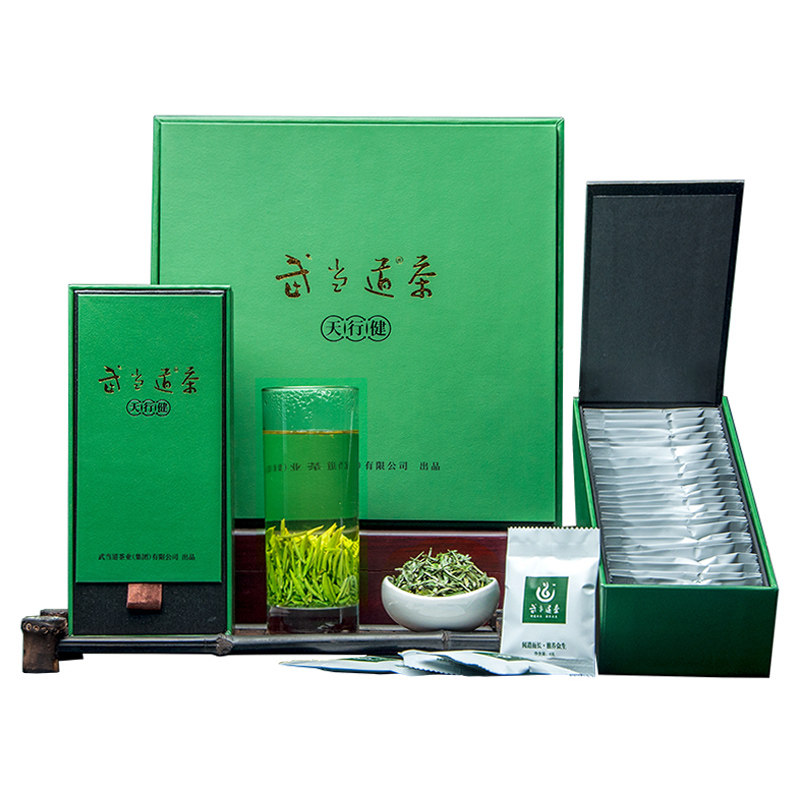 武当道茶箭茶礼盒装天行健特级绿茶湖北武当山茶2024年明前茶新茶