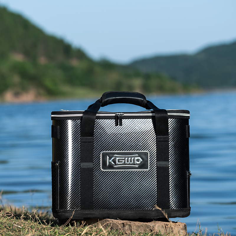 空钩悟道多功能鱼护桶 轻量便携充氧活鱼桶一体成型加固钓鱼水桶