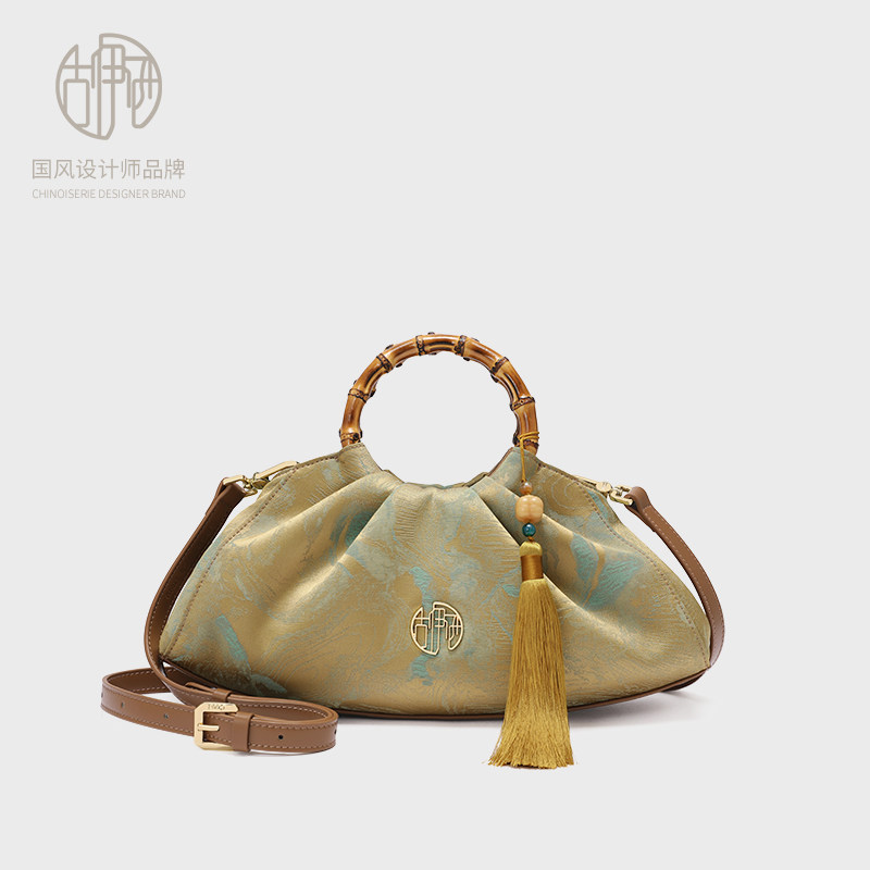 【宝藏品牌】中国风竹节包斜挎