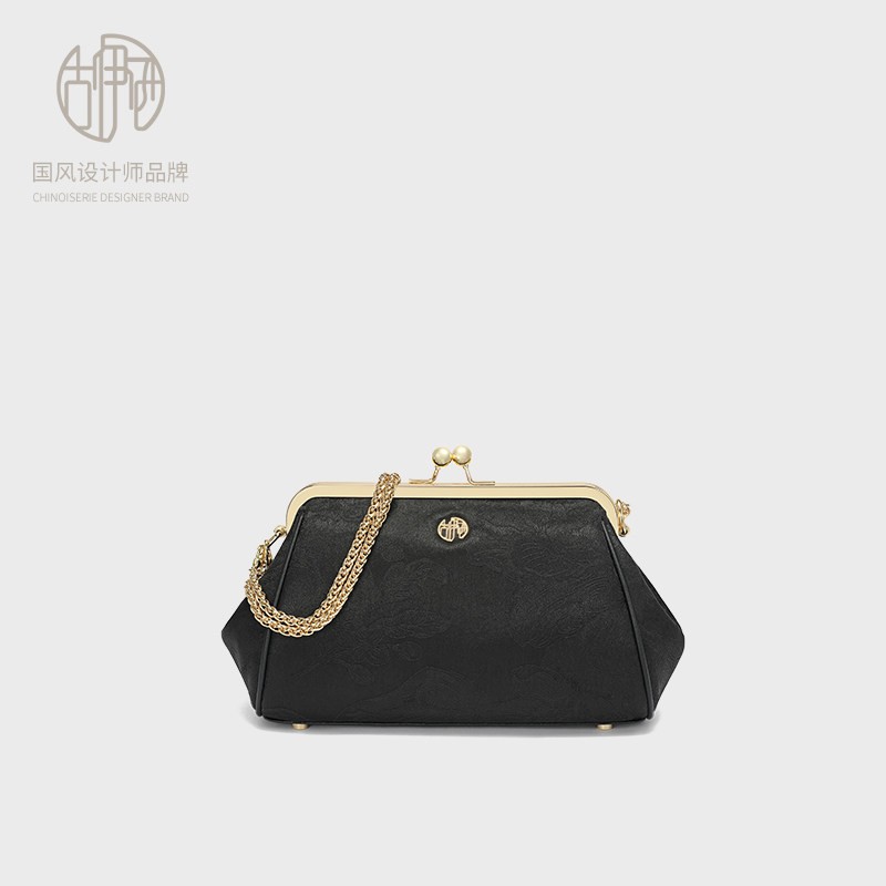 【宝藏品牌】中国风香云纱口金包