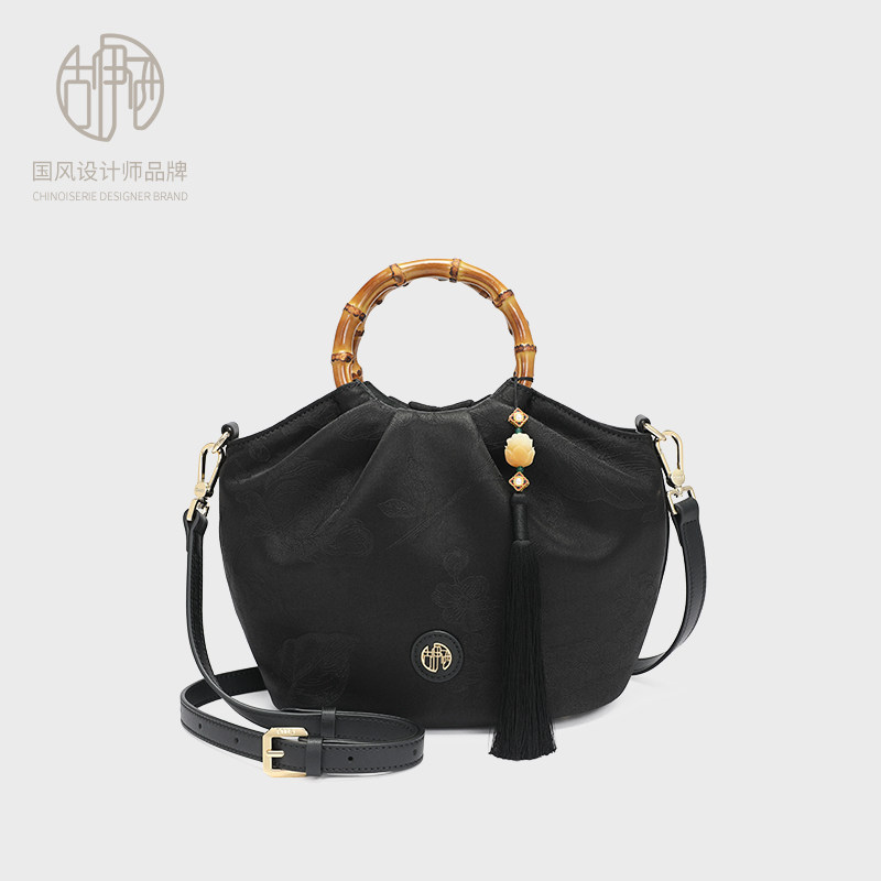 【宝藏品牌】中式香云纱菜篮子包