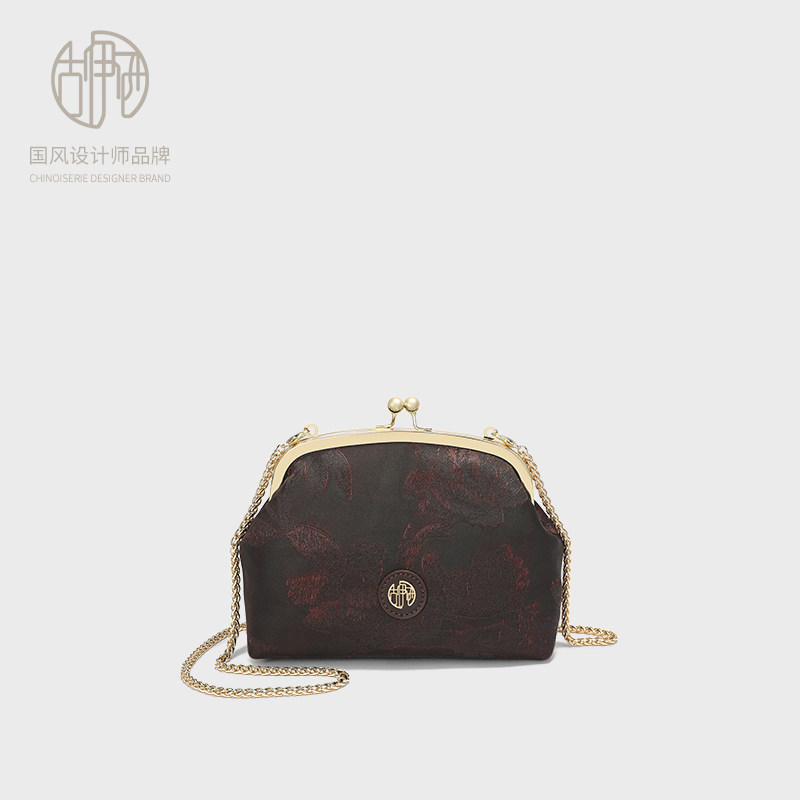 【宝藏新品】新中式香云纱口金包