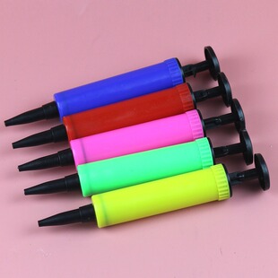 便携式迷你打气筒活动场地布置手动气球打气筒生日派对装饰用气筒