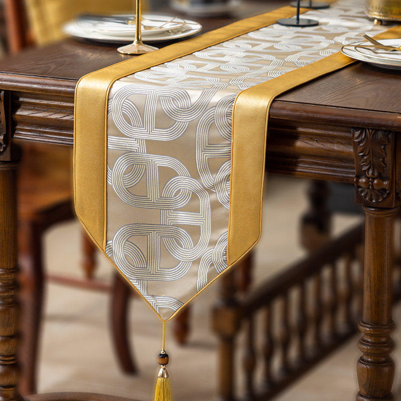 桌旗轻奢高级感岩板餐桌布简北欧现代高端长条桌盖布巾床旗茶几旗,居家布艺,桌旗,淘宝优惠券,粉丝福利购,淘宝优惠卷