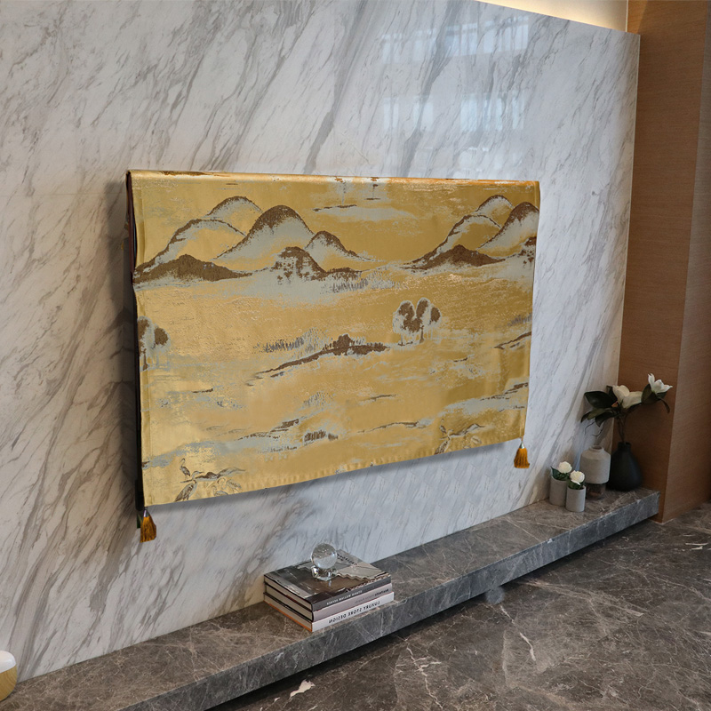 高山流水挂墙式现代家用电视罩