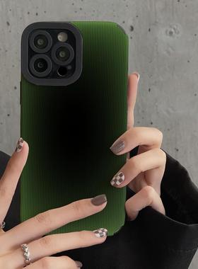 初绽适用小米红米小众简约祖母绿色note12手机壳note11pro+全包note14pro小羊皮4G个性NOTE9 5G防摔8 7保护套