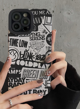 欧美潮牌涂鸦英文适用华为荣耀X30手机壳Play6Tpro畅玩30plus皮质软v80软防摔50PlusX709X荣耀Magic8保护套男