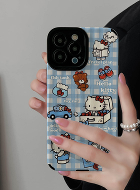 初绽适用VIVO S30 pro mini手机壳S20/S19/S18竖条纹蓝色条纹猫咪S17高档S16软壳S12皮质S50全包S9防摔保护套