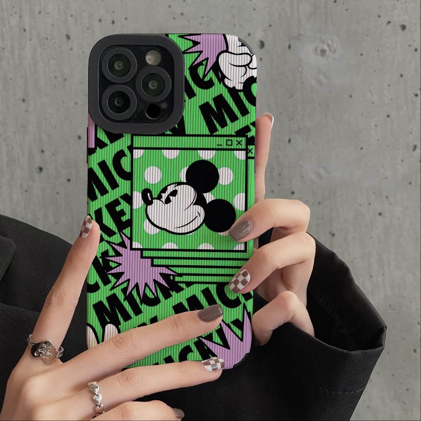 欧美潮牌相框英文卡通适用小米13手机壳12x小米11青春12pro个性皮质软