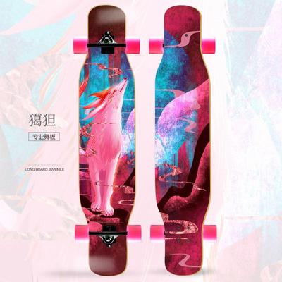 长板滑板男女生初学者成人酷刷街青少年双面专业版公路入门大舞板