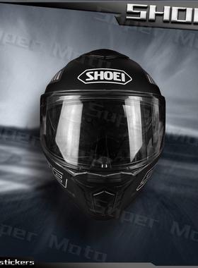 适用机车安全帽贴纸 SHOEI 9号贴花装饰全盔拉花改装版画 画配件