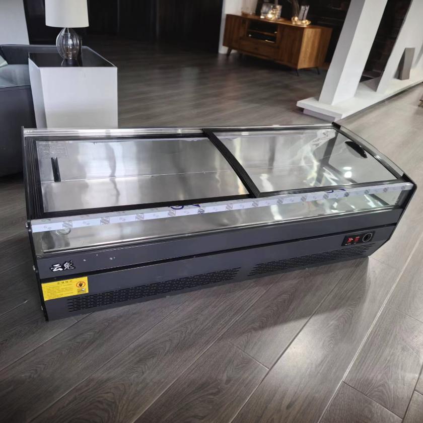 台式冷藏展示柜三轮车移动摆摊冷柜凉菜炸串烧烤商用冰箱冰柜卤菜