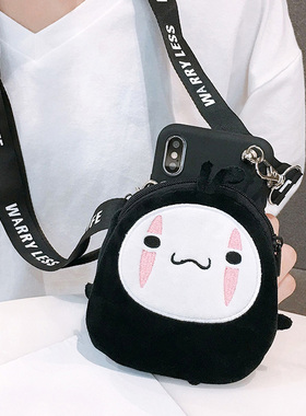 适用于三星s10手机壳s8零钱包s9斜挎Note8/s10e可背s10+plus毛绒j2prime秋冬g5308女note6挂绳m40防摔s5软壳