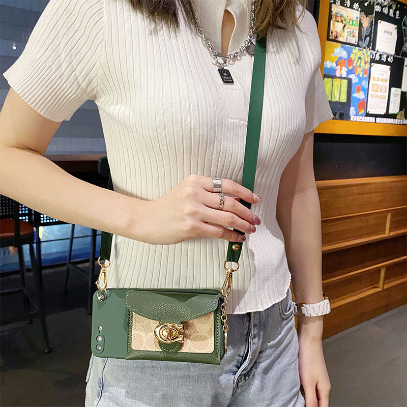 oppo收纳零钱包斜挎创意风手机壳