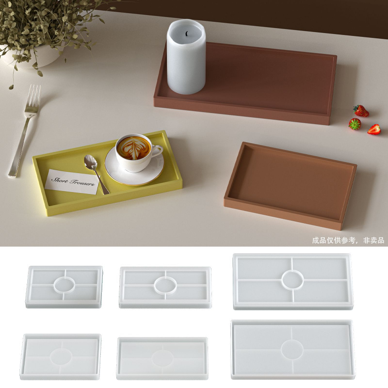 水晶滴胶镜面树脂托盘模具
