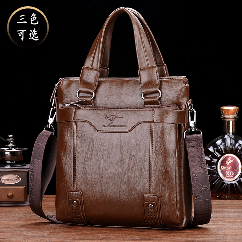 香港男包真皮手提包商务公文包