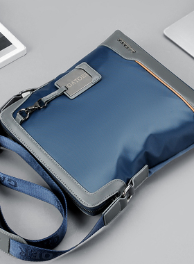 香港I.Tgreg新款男士挎包牛津布休闲斜挎包青年运动单肩包竖款包