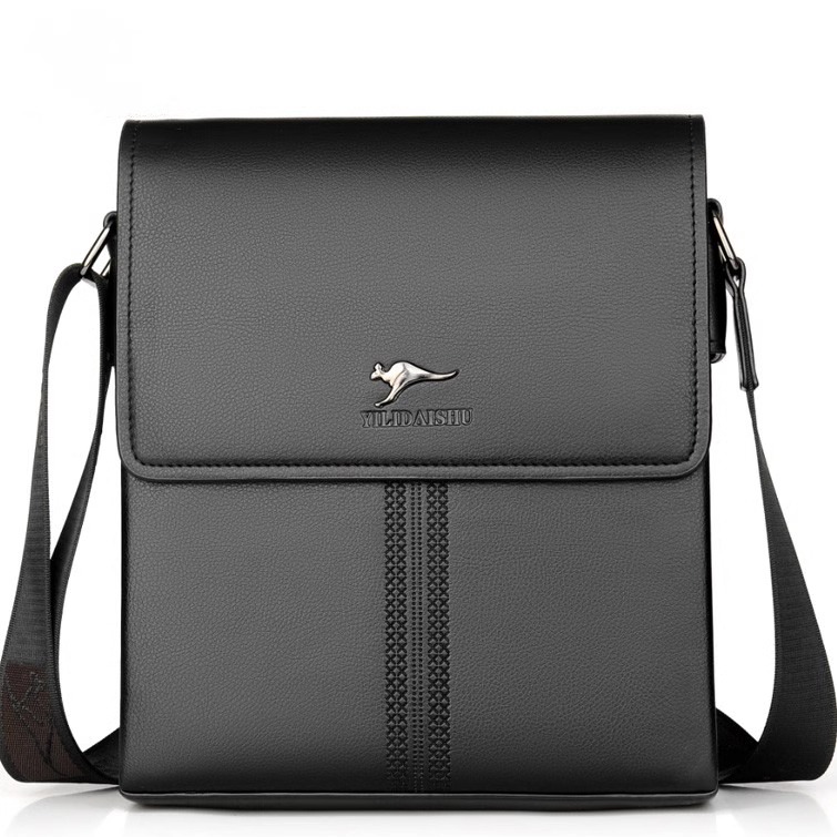 香港I.TGREG单肩包男真皮斜挎包