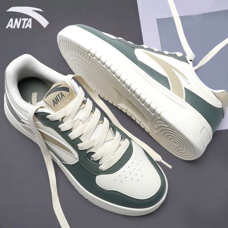 安踏2025春季新款透气轻便板鞋