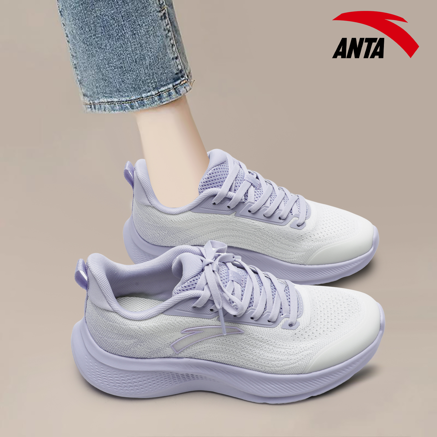 安踏漫步2女子跑鞋轻质C37科技