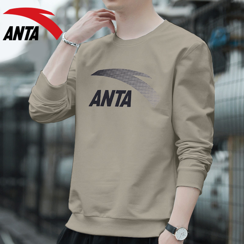 安踏男卫衣官网2022秋季新款休闲