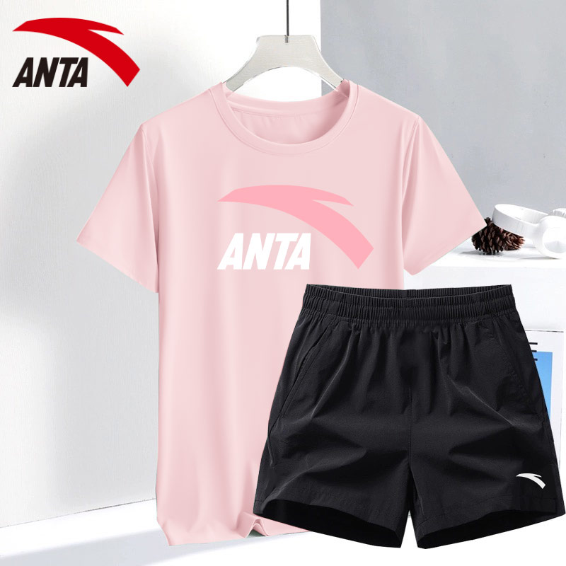 安踏运动套装女百搭透气棒球一套