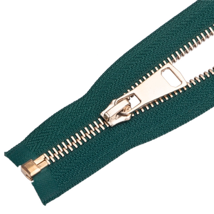 拉链金属5号开尾衣服门襟外套长款包包拉练黑白色羽绒服拉锁配件