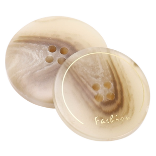 高档纽扣大衣扣百搭圆形西装开衫毛呢呢子外套羊绒风衣树脂配件扣