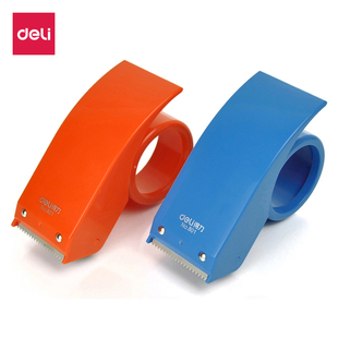 适用宽48mm及以下 办公用品 得力801封箱器胶布透明胶带切割器 物流打包器4.8cm胶带机切割器胶带机