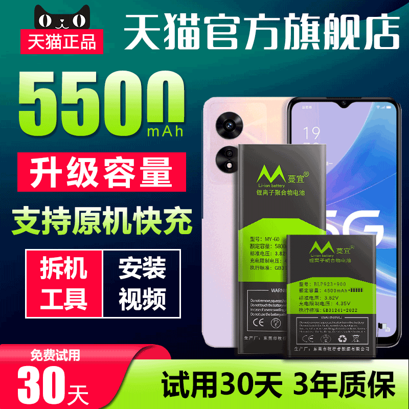 天猫官方正品 全新0循环 持久续航 超越原装