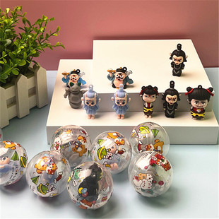 新款50mm哪扎小公仔扭蛋球大号扭蛋球儿童玩具球扭蛋机礼品球扭蛋