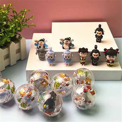 新款50mm哪扎小公仔扭蛋球大号扭蛋球儿童玩具球扭蛋机礼品球扭蛋