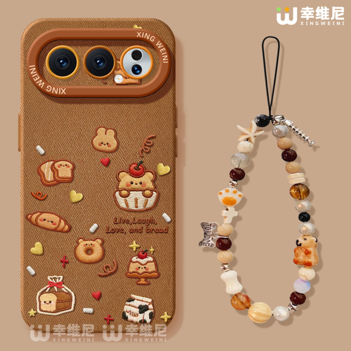 适用荣耀500手机壳女款400pro保护套90gt新款80/70硅胶全包200pro+卡通300Ultra焦糖小熊80pro直屏软外100pro