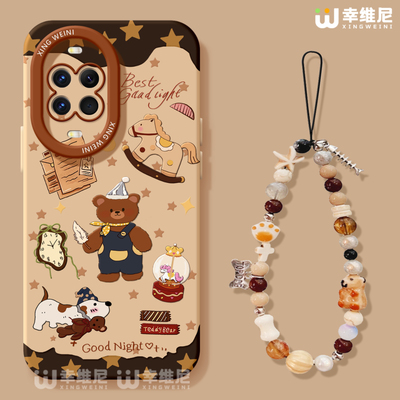 适用华为nova15手机壳女款nova13pro保护套novo12全包11硅胶9/8/7防摔10se活力版ultra咖色小熊hi软nova14pro