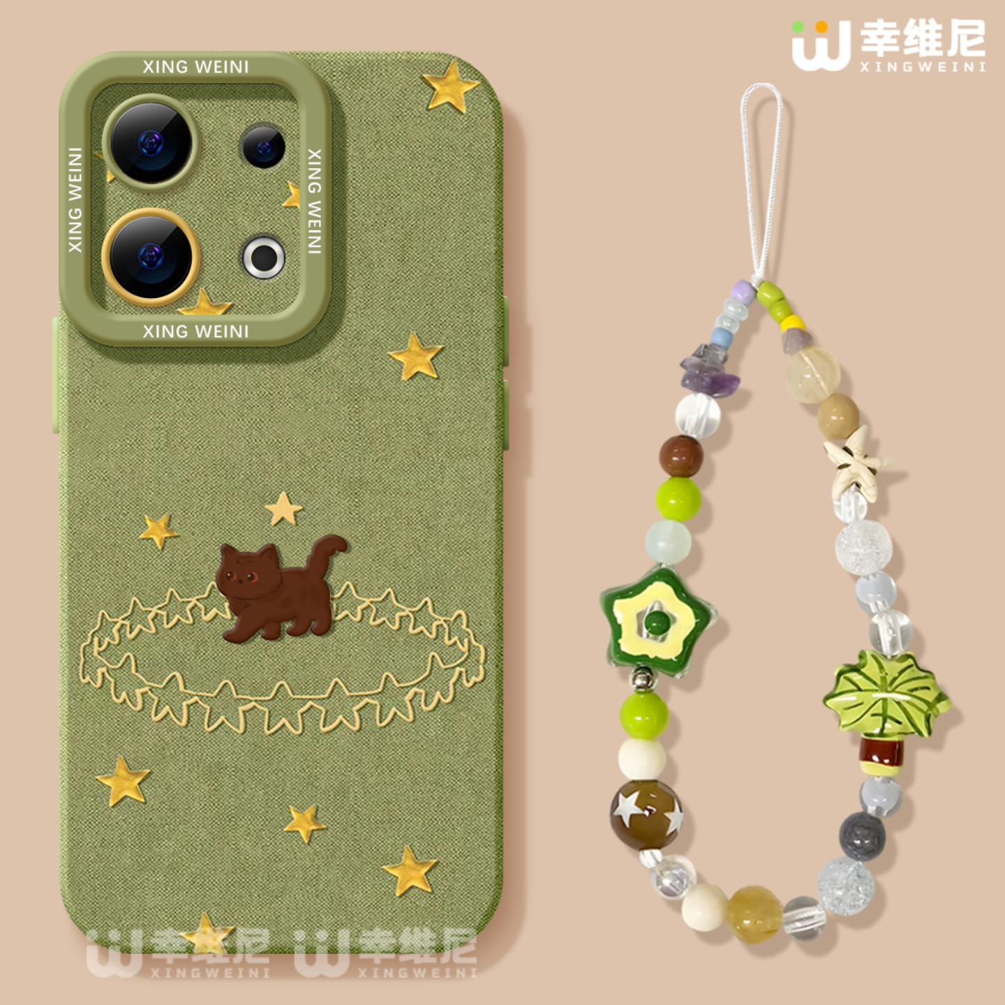 适用opporeno15手机壳女款reno14pro保护套13全包11pro硅胶9/8/6新款reno7se创意oppo软壳5pro星星小猫reno12
