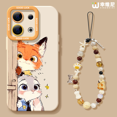 适用opporeno14手机壳女款reno13pro保护套11全包9pro硅胶9/8/6防摔reno7se卡通oppo软壳12pro狐狸兔子reno10