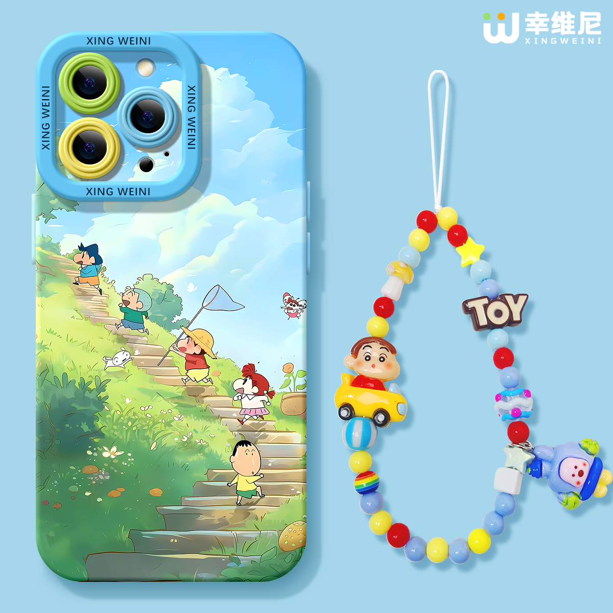 适用苹果16手机壳女款iphone15pro保护套16plus全包14promax防摔11/12/xr软se外8plus硅胶13pro郊游小新xsmax