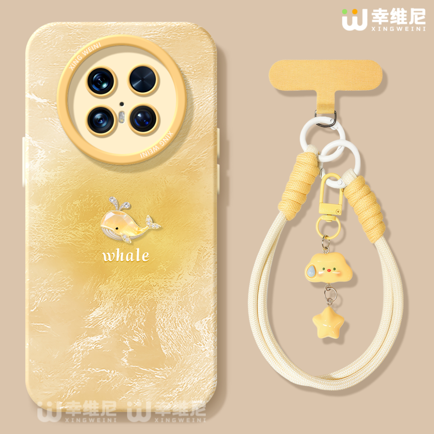 适用华为mate80pro手机壳女款mate60保护套30pro硅胶60pro+全包mate60RS防摔40por软壳meta50e个性鲸鱼mate70